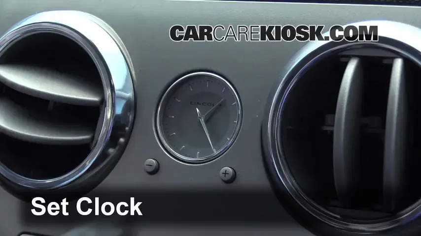 2006 Lincoln Zephyr 3.0L V6 Clock